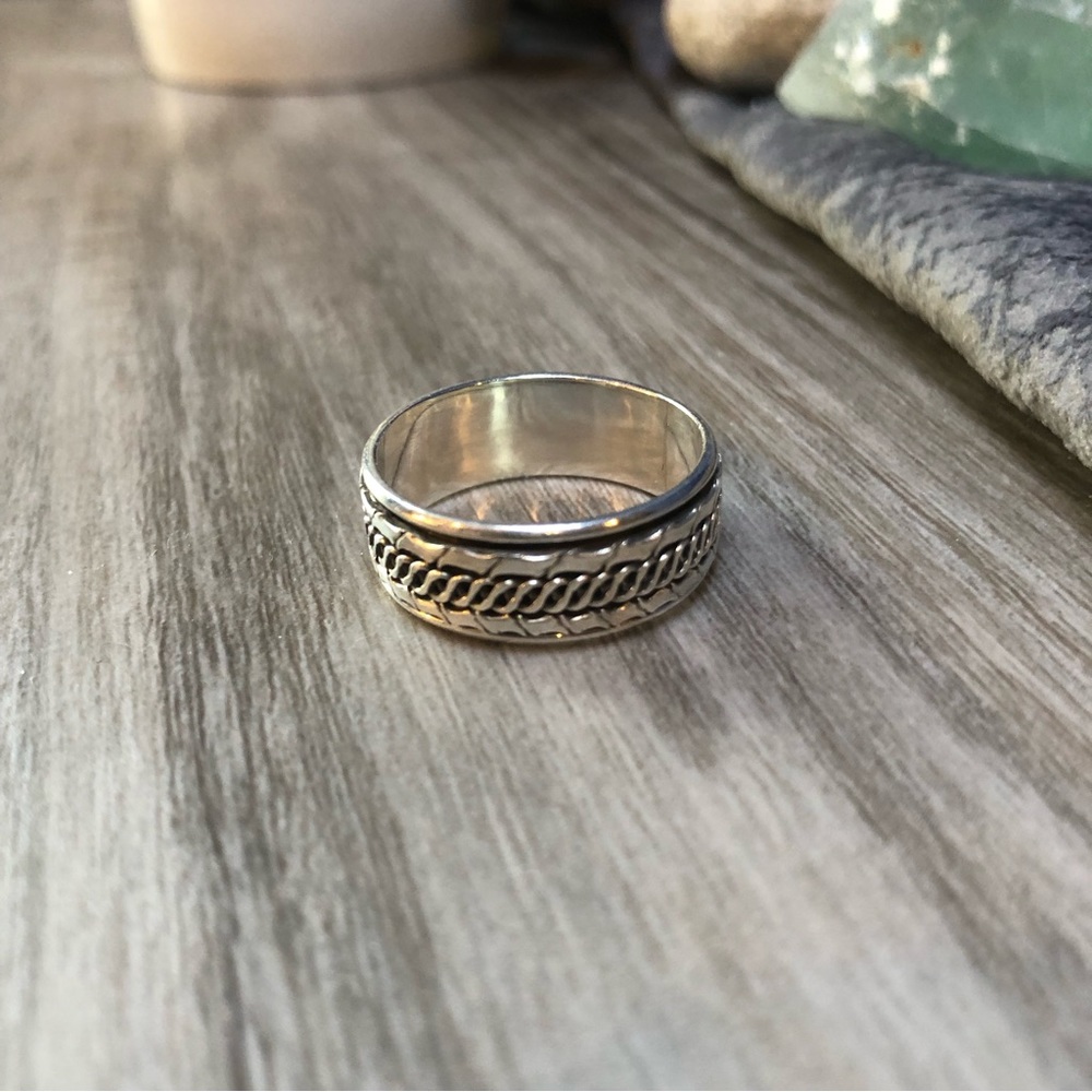 Spinner Ring Sterling Silver - image 3